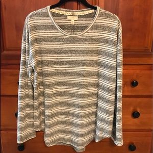 NWT Soft, cozy stripe top
